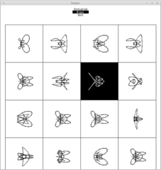 program to evolve biomorphs using genetic algorithms