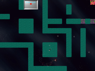 1 or 2 players race through a multi-level maze