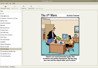 online comic-strip reader for GNOME