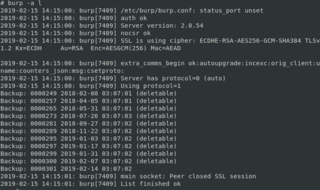 List backup
