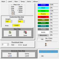 External Map Generator for C-Evo