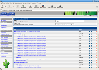 web interface for graphing of monitoring systems