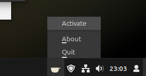 prevent the desktop becoming idle in full-screen mode