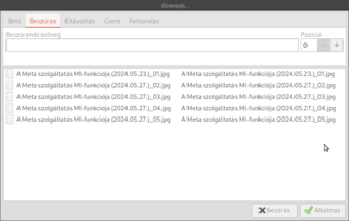 Batch renaming extension for Caja