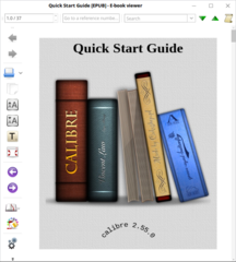 Calibre is meant to be a complete e-library solution. It includes library manage