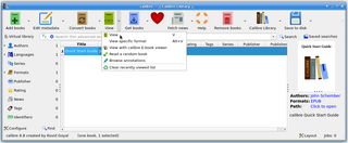 powerful and easy to use e-book manager