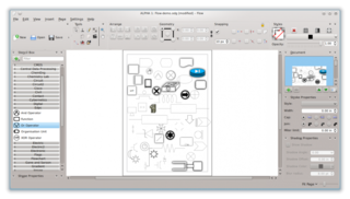 flowcharting program for the Calligra Suite