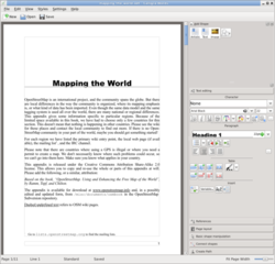 word processor for the Calligra Suite
