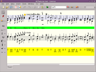 graphical music score editor