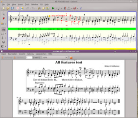 graphical music score editor