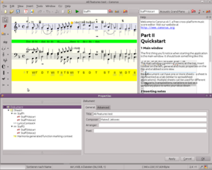 graphical music score editor
