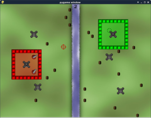 game where the player builds one castle and destroys others