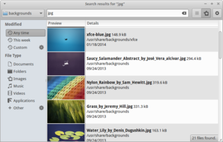 File searching tool which is configurable via the command line