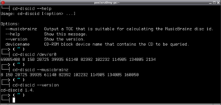 CDDB DiscID utility