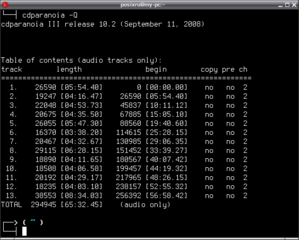 audio extraction tool for sampling CDs