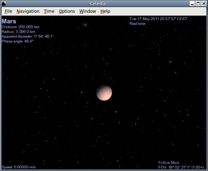 real-time visual space simulation