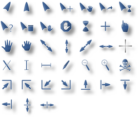 modern but not gaudy X11 mouse theme