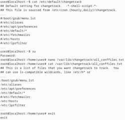 monitor changes to (configuration) files