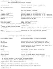 check DFSG compliance of installed packages
