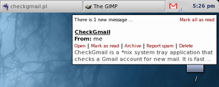 alternative Gmail Notifier for Linux via Atom feeds