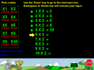 Suite of educational games for young children