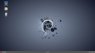 Debian with cinnamon.