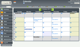 Calendar