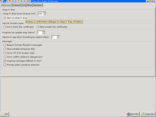 Configuration tweaker for Claws Mail
