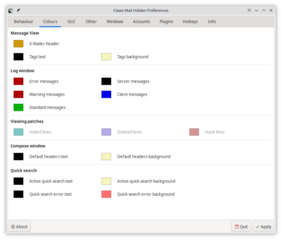 Configuration tweaker for Claws Mail