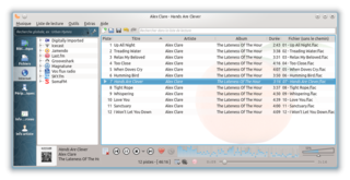 modern music player and library organizer