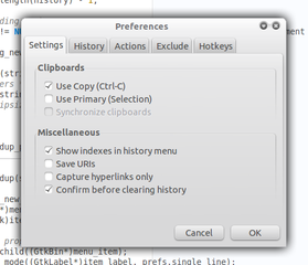 lightweight GTK+ clipboard manager (deprecated)
