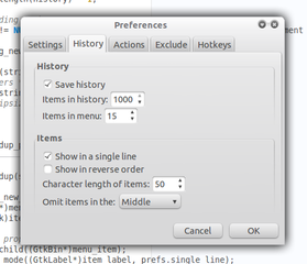 lightweight GTK+ clipboard manager (deprecated)