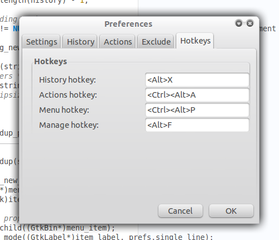 lightweight GTK+ clipboard manager (deprecated)