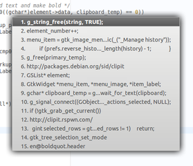 lightweight GTK+ clipboard manager (deprecated)