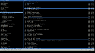 lightweight ncurses audio player