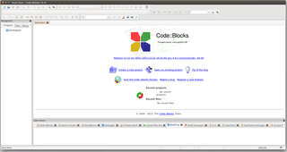 Code::Blocks integrated development environment (IDE)