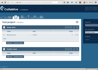 Details of one of our pending tasks