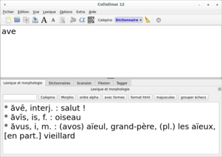 lemmatisation of latin text