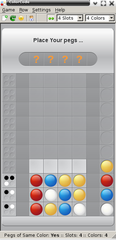 advanced clone of the MasterMind code-breaking game