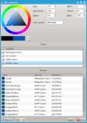utility to associate a name to a color