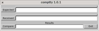 GUI based tool to compare two RTTY streams