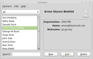 lightweight addressbook