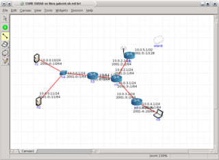 intuitive network emulator that interacts with real nets (metapackage)