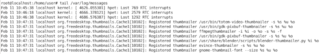 tail - Print  the  last  10 lines of each FILE