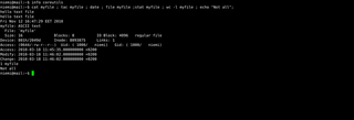 any commands as example