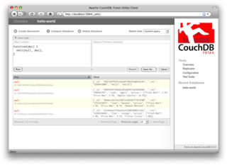 RESTful document oriented database - system-wide instance
