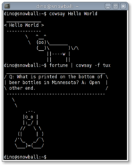 configurable talking cow