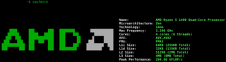 Simple yet fancy CPU architecture fetching tool