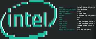 Simple yet fancy CPU architecture fetching tool
