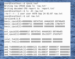 C library for x86/x86_64 CPU detection and feature extraction (tool)